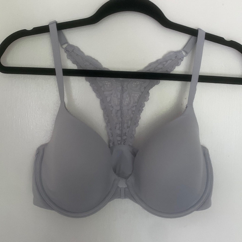 Light blue bra